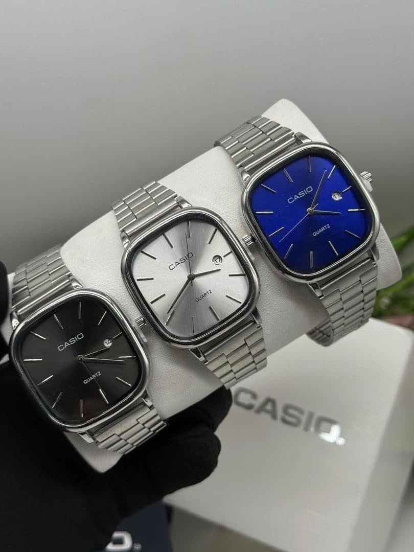 Classic Square Steel Watch