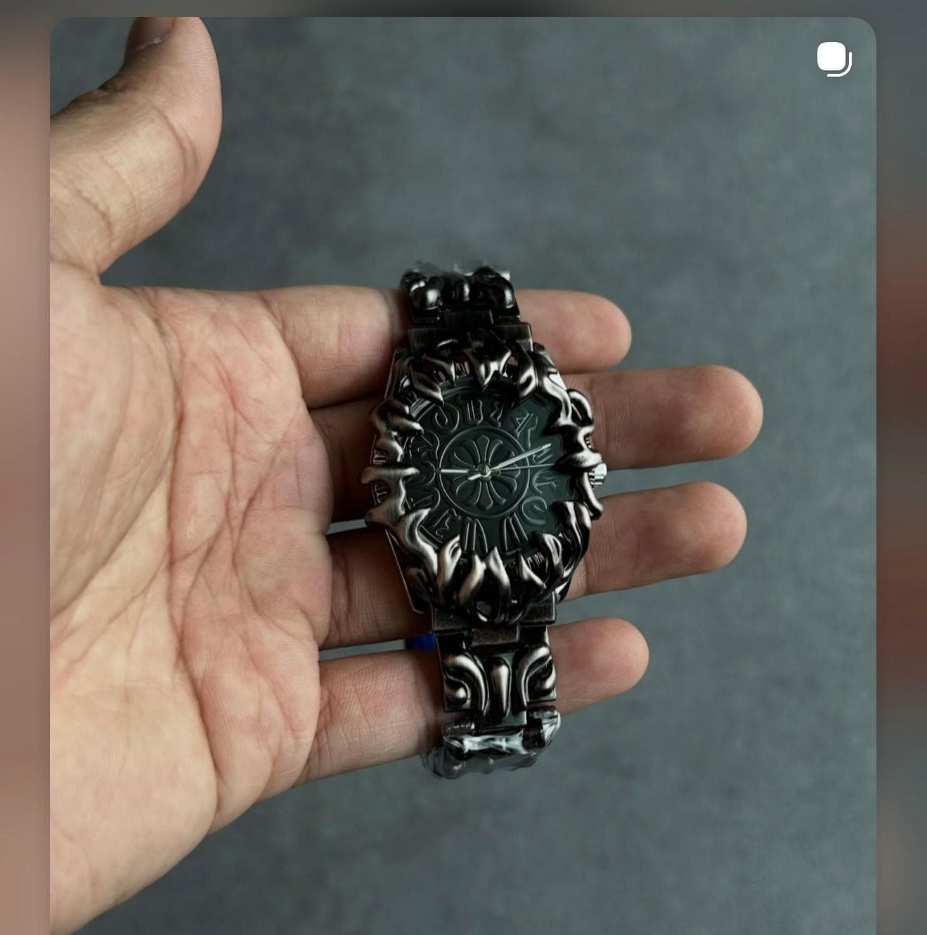 Vintage Chrome heart  Watch — Watches — Rose Fashion