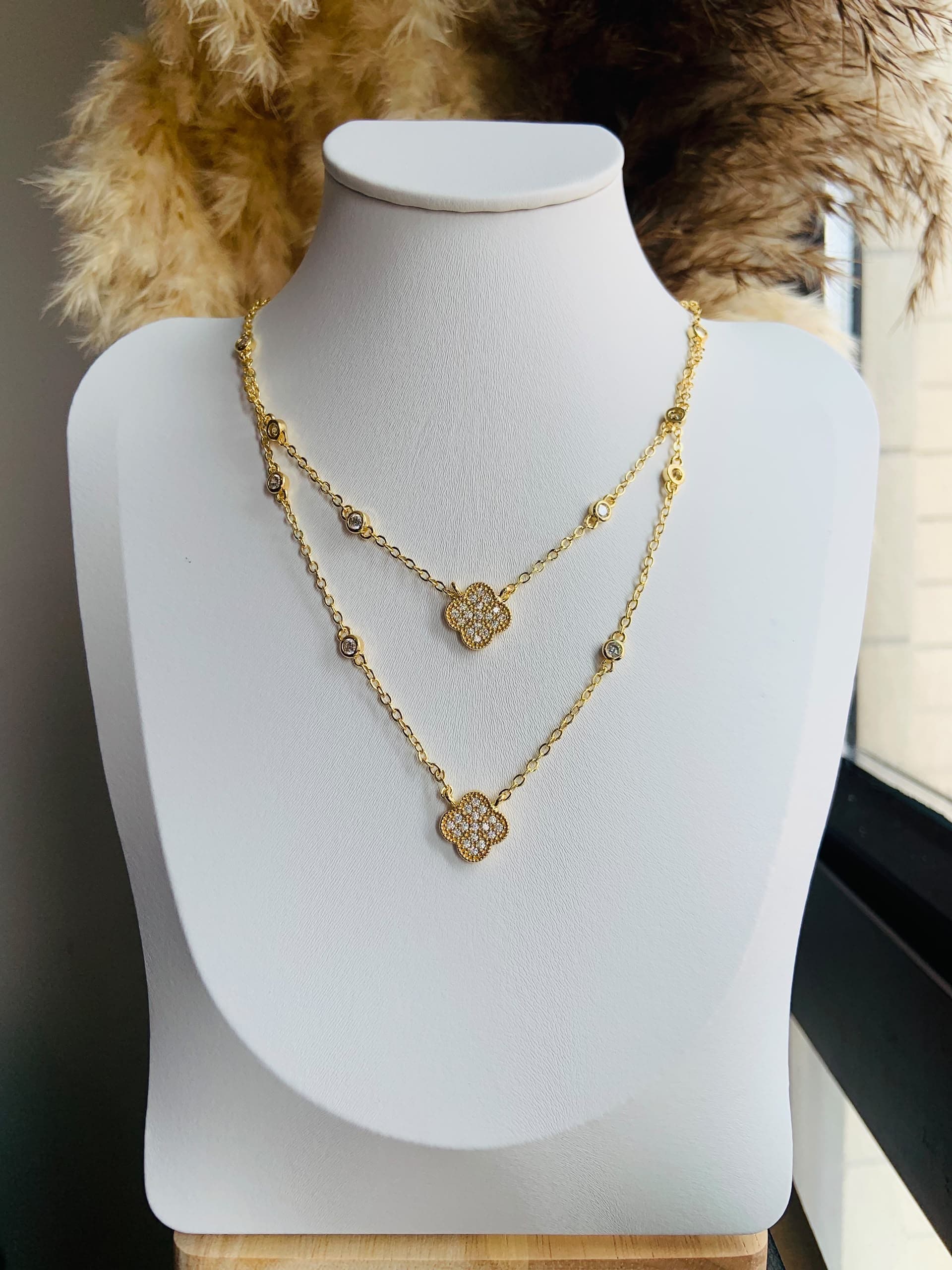 Double layered Gold Necklace ✨ — Neckpieces — Rose Fashion