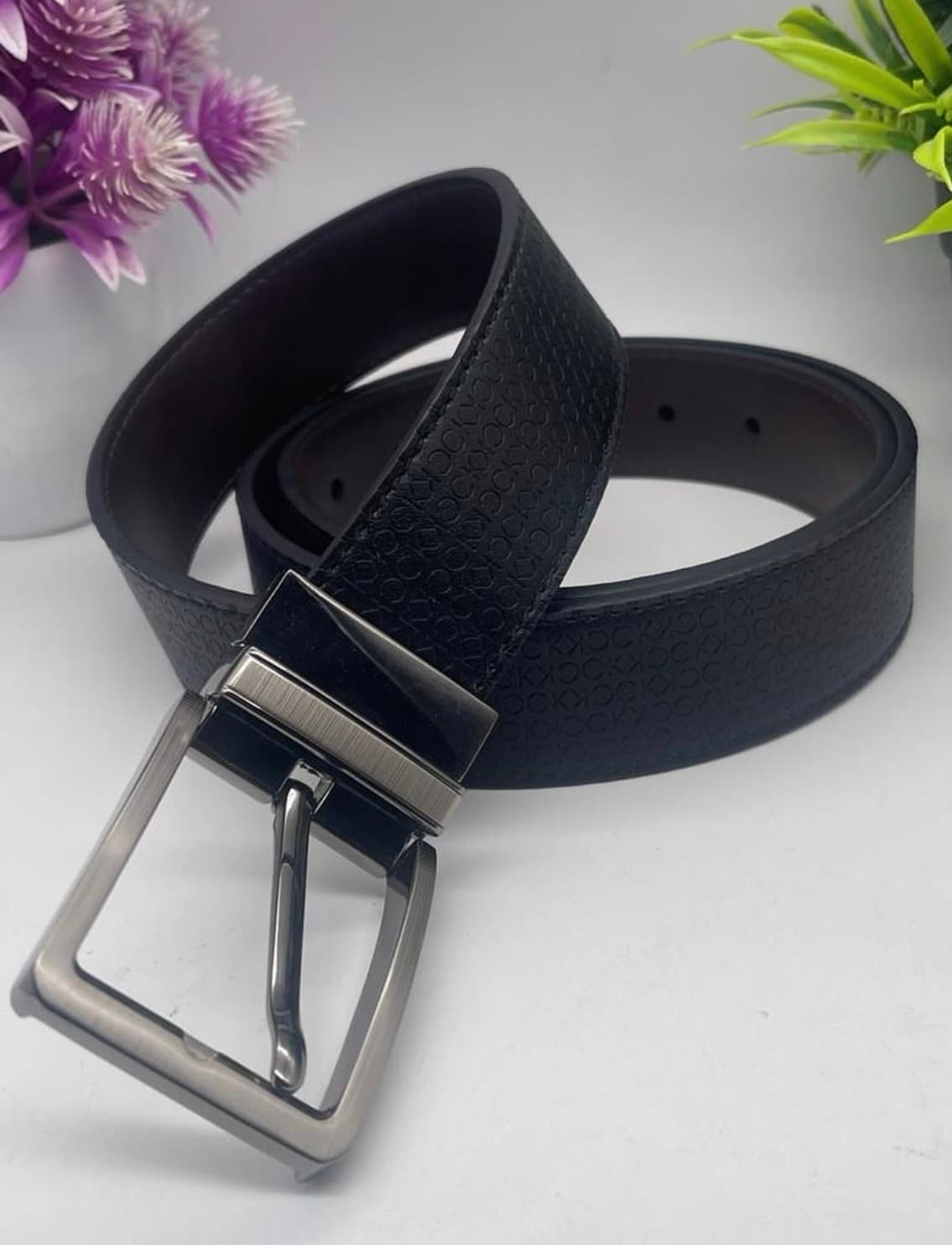 Black plain belt — Belts — Rose Fashion