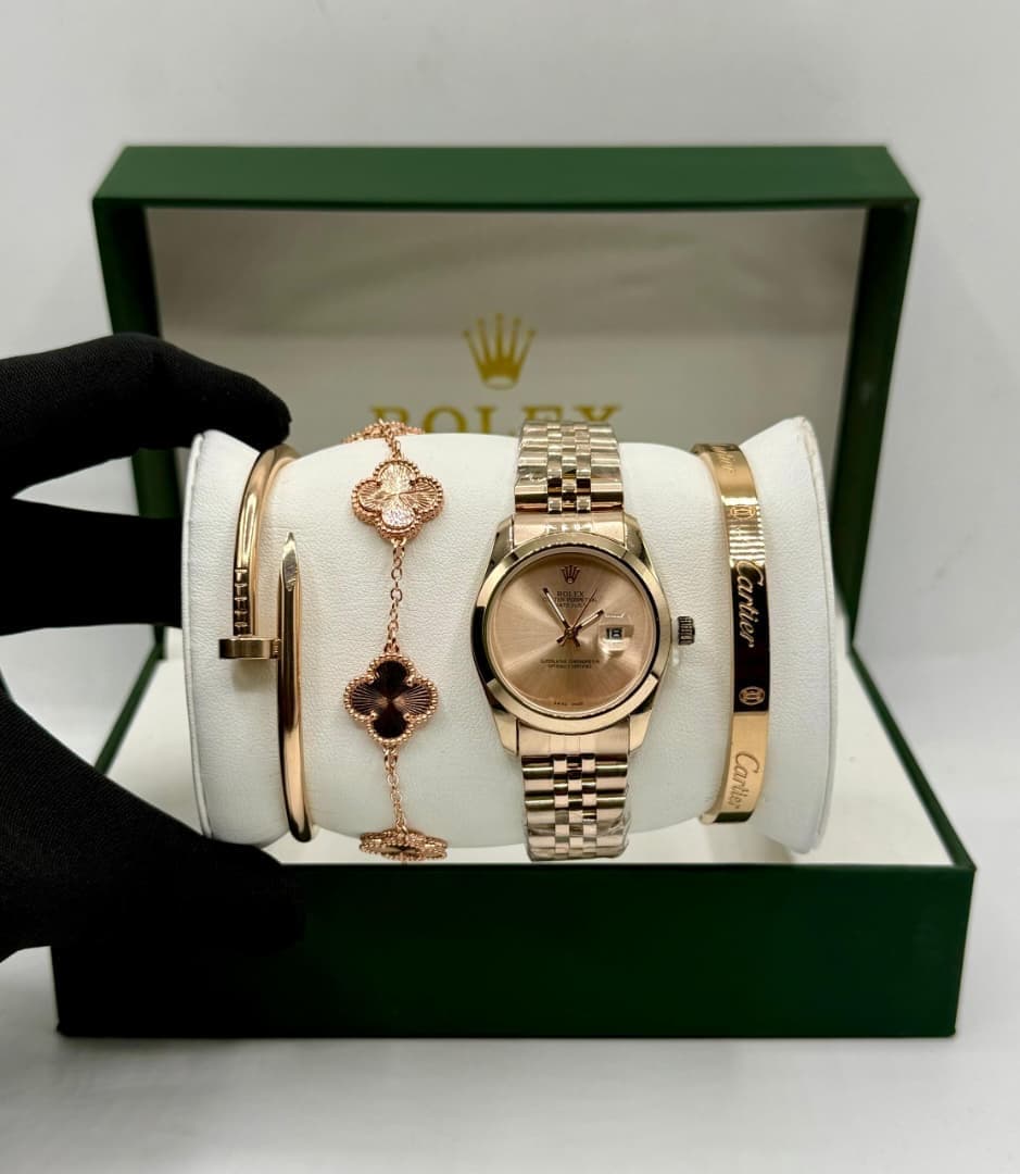 Rolex watch set for Ladies — Accessories — Rose Fashion