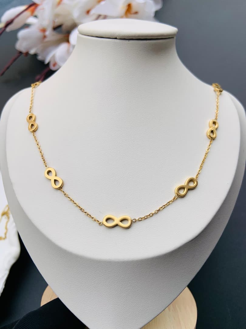 Infinity ♾️ steel necklace ✨ — Neckpieces — Rose Fashion