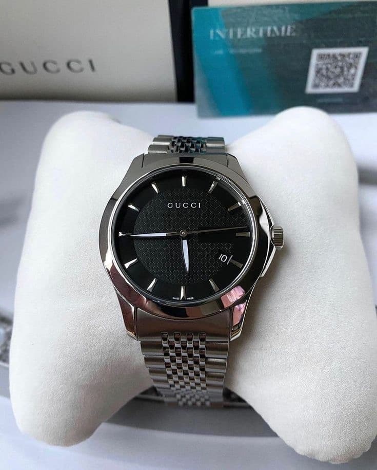 Classic Steel Bracelet Watch — Black