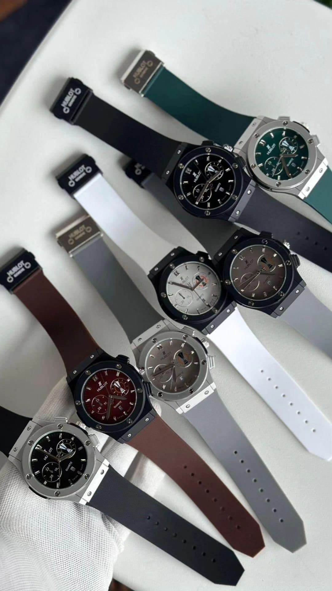 Sport Chronograph Watch — Multi Strap