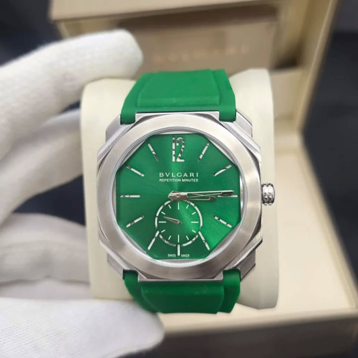 Engraved Bezel Sport Watch — Green