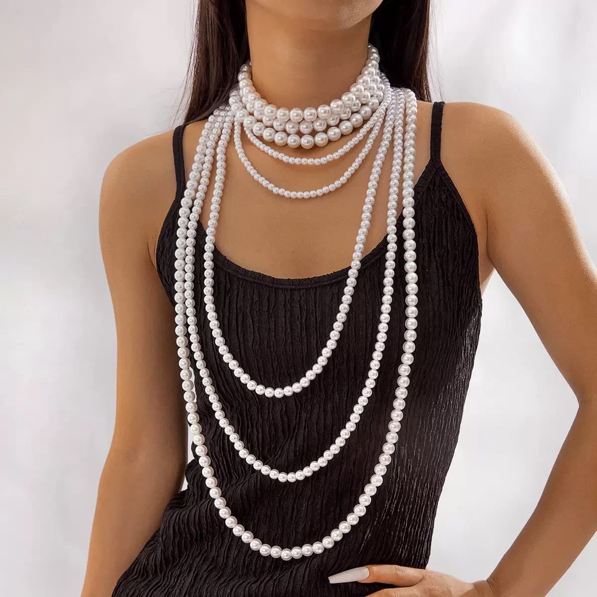 Pearlie Layered Necklace โ Neckpieces โ Rose Fashion