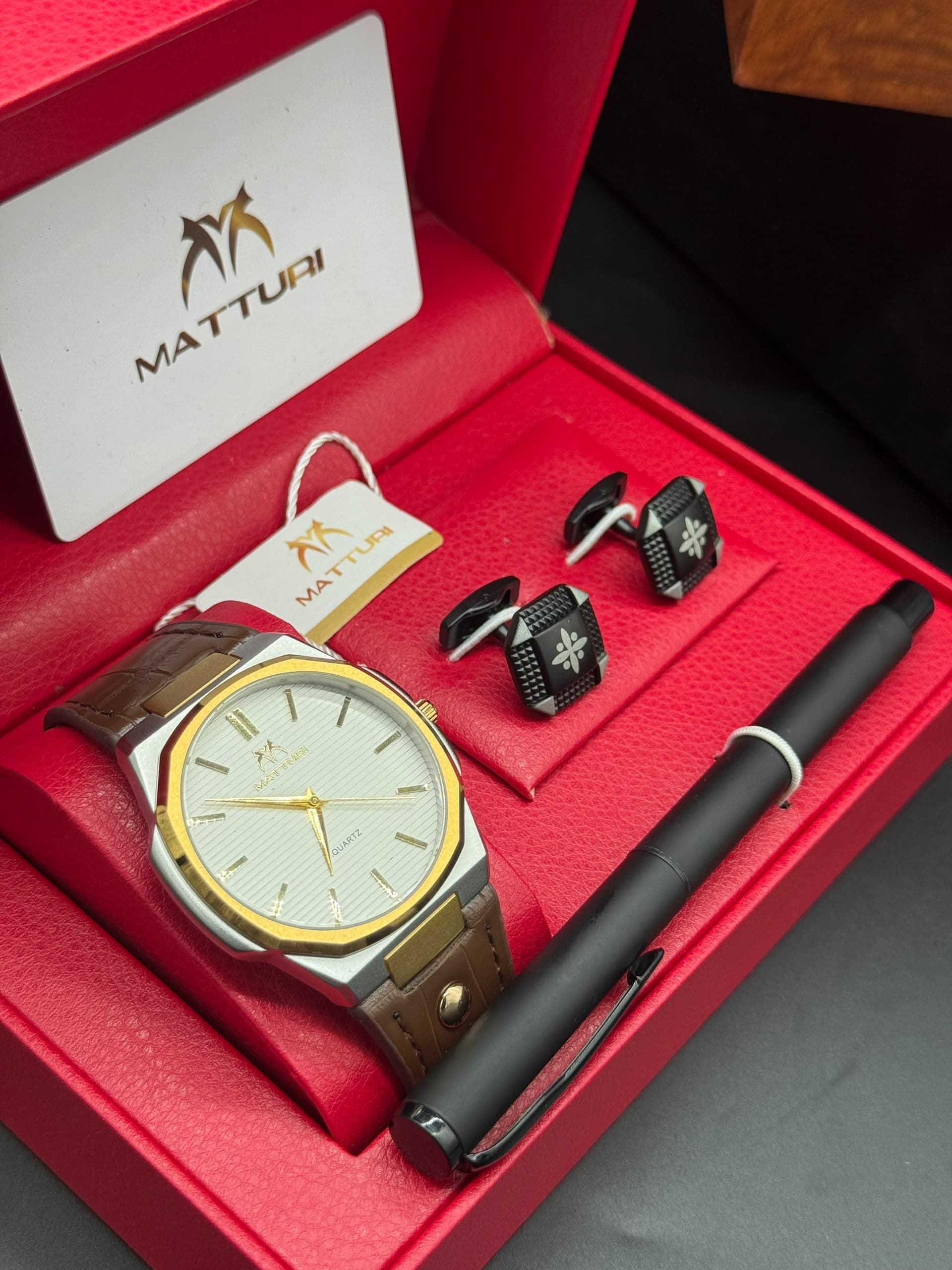 MATTURI ULTRA SLIM LEATHER SET โ Accessories โ Rose Fashion