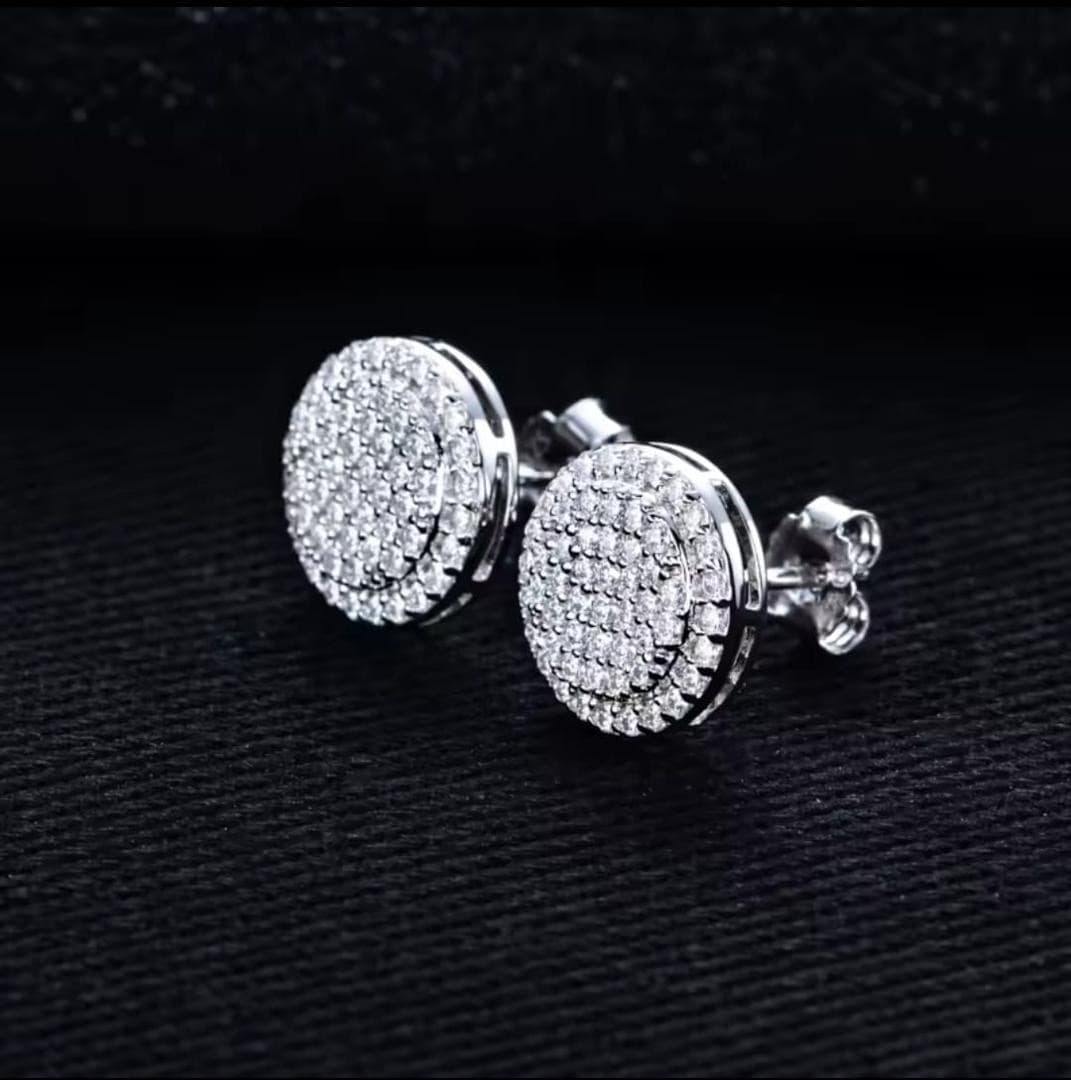 Diamond VVS Moissanite Earrings ๐ โ Diamonds ๐ โ Rose Fashion